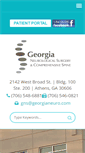 Mobile Screenshot of georgianeuro.com